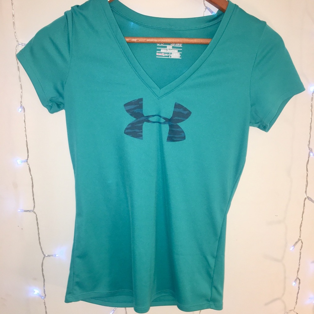 Under Armor Turquoise Workout Top
